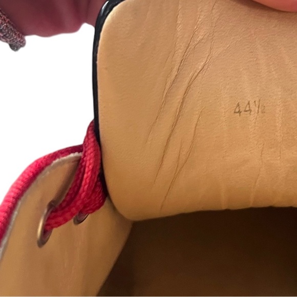 Christian Louboutin Black/Loubi Version Louis Orlato Vs Flat Trico Shoes - Picture 3 of 5